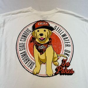 OSU Oklahoma State Champion Long Sleeve Shirt White XL Mens College Tee